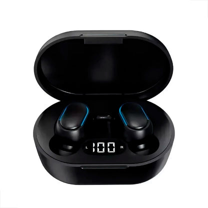 Estojo compacto e display do AUT114  Preto exibindo bateria atual