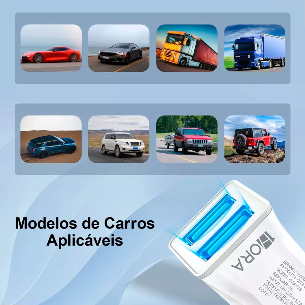 GAR128 COMPATIBILIDADE UNIVERSAL