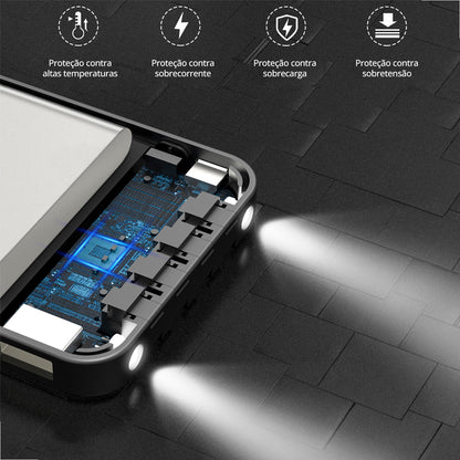 Power Bank 1HORA GAR148 com lanterna LED dupla integrada