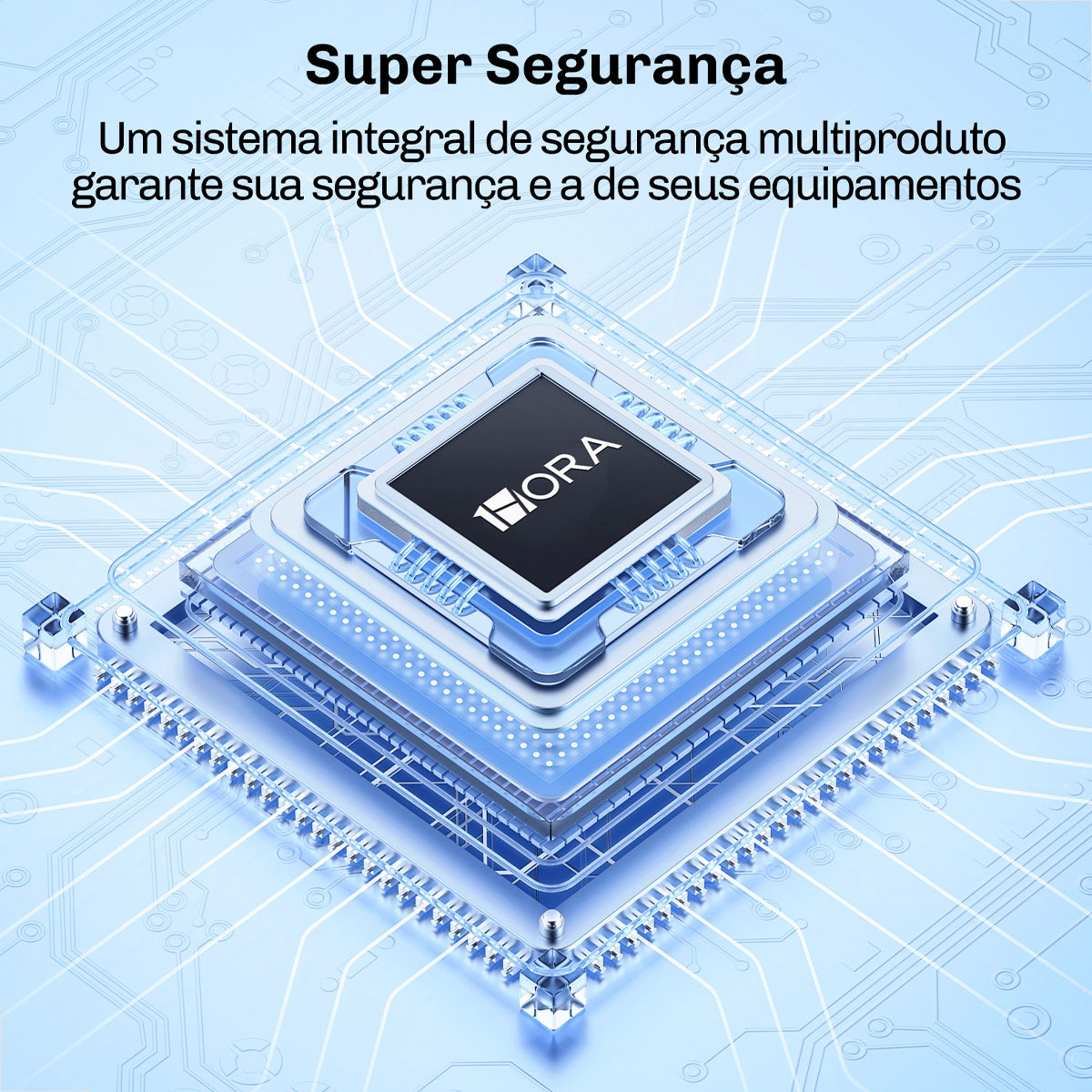 Chip inteligente de proteção do Power Bank GAR158 com sistema contra curto-circuito, sobrecarga e superaquecimento – segurança total para seus dispositivos