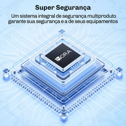 Chip inteligente de proteção do Power Bank GAR158 com sistema contra curto-circuito, sobrecarga e superaquecimento – segurança total para seus dispositivos