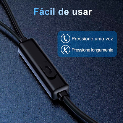 Fone com Fio P2 3.5mm 1Hora LTX-LH023 – Som Estéreo | Modelo AUT117